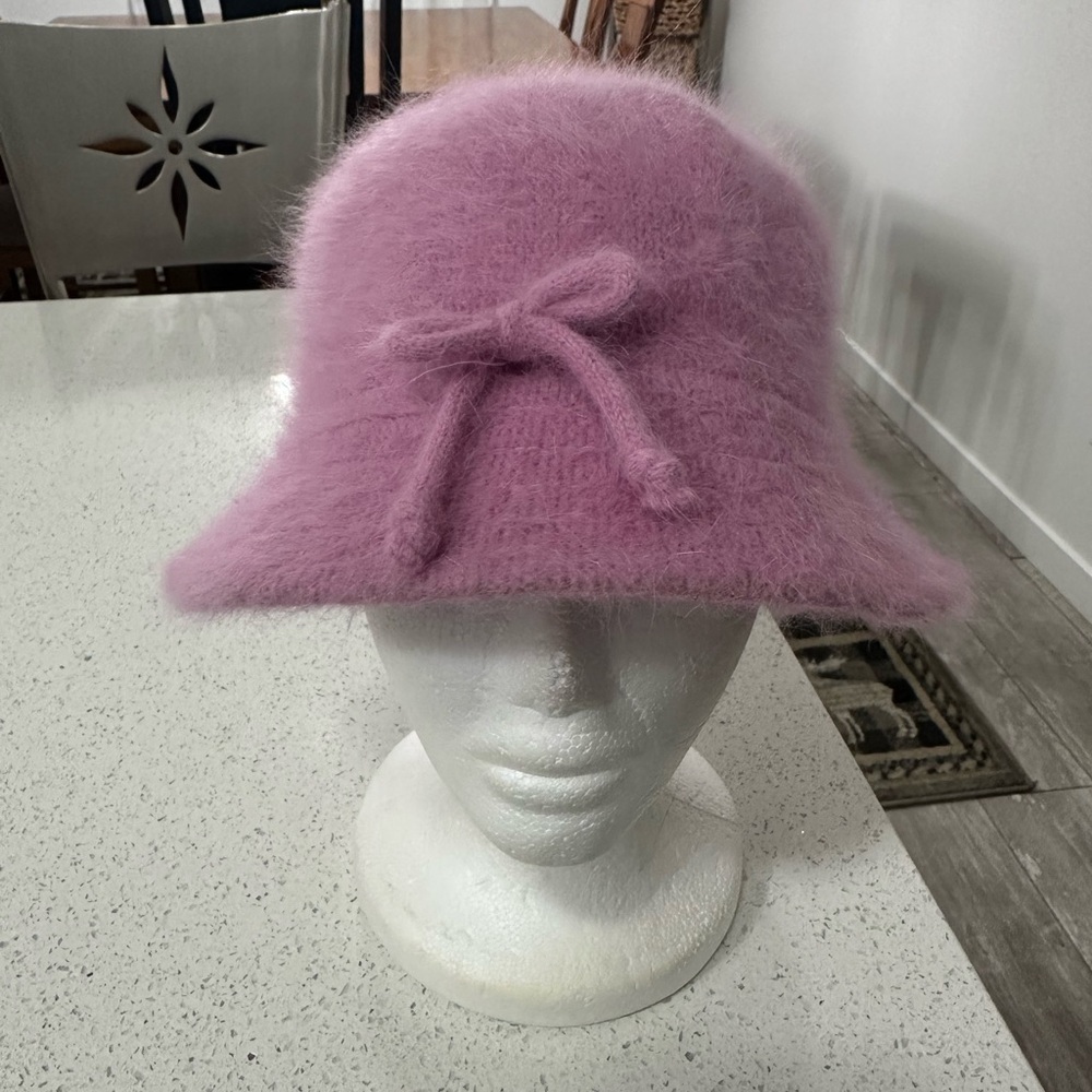 Pink Fuzzy Women's Hat